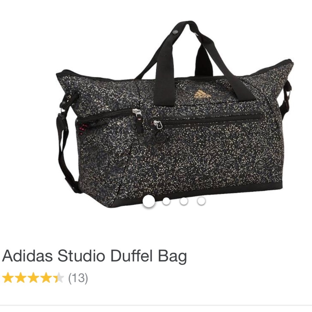 (ISO) Adidas Black&Gold Studio Duffel Bag